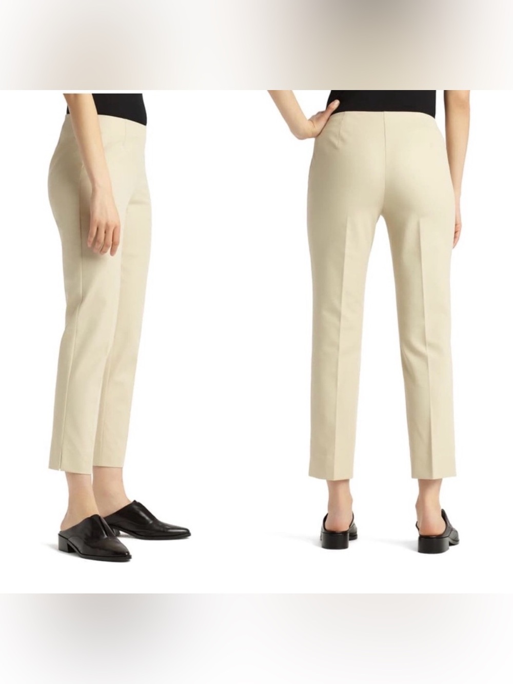 Lafayette 148 Size 12 Lexington (Previously Bleecker) Cotton Dress Pants